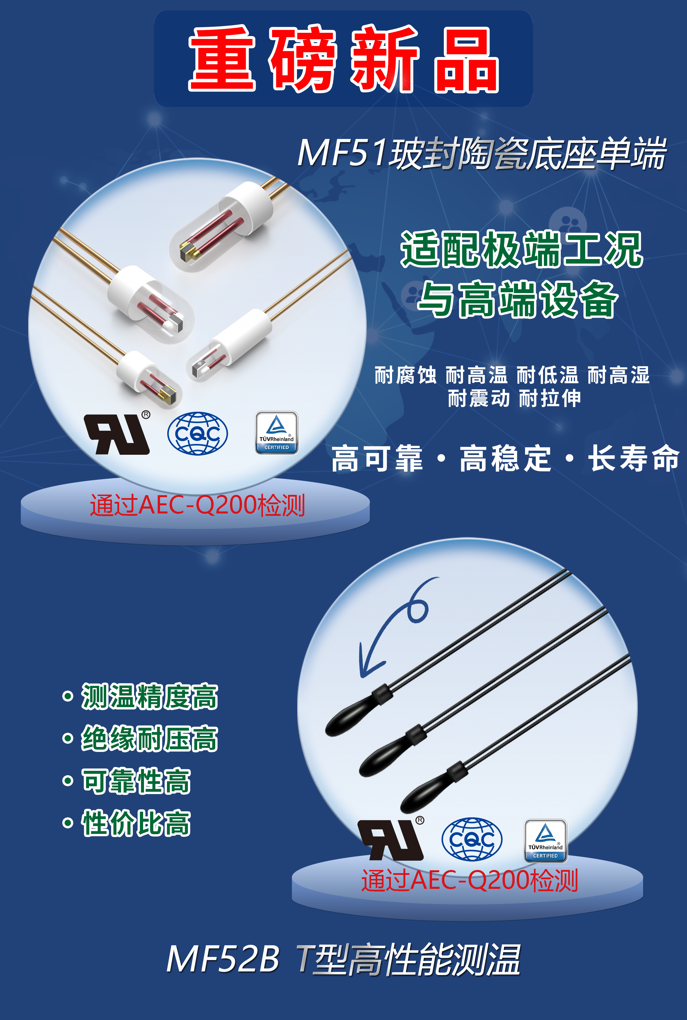 时恒温度传感器精度高、支持定制化设计